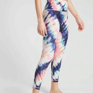 Athleta Elation 7/8 Tight Tie Dye NWOT